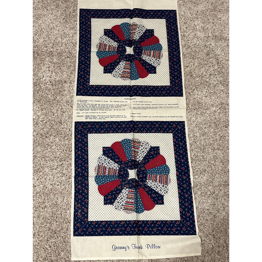 Granny's Trunk Pillow Panels  VIP Cranston Print Works